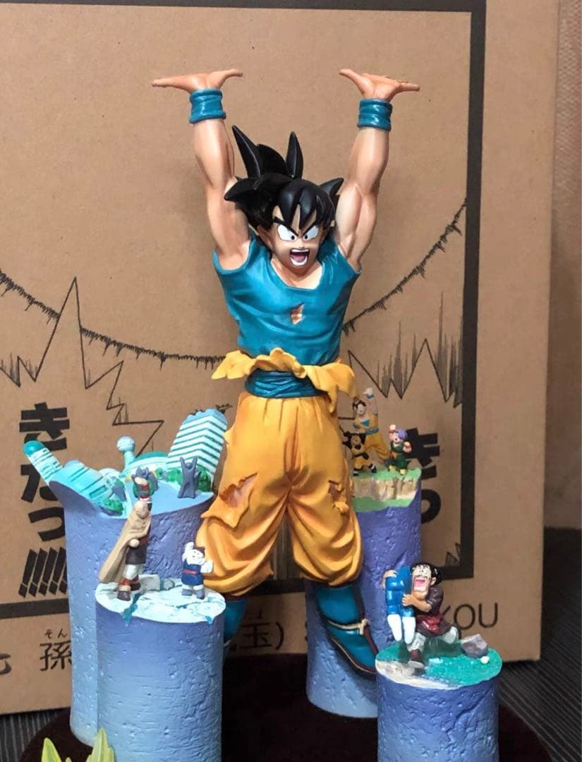 ドラゴンボール　悟空　元気玉　ジオラマ フィギュア　ガレージキット