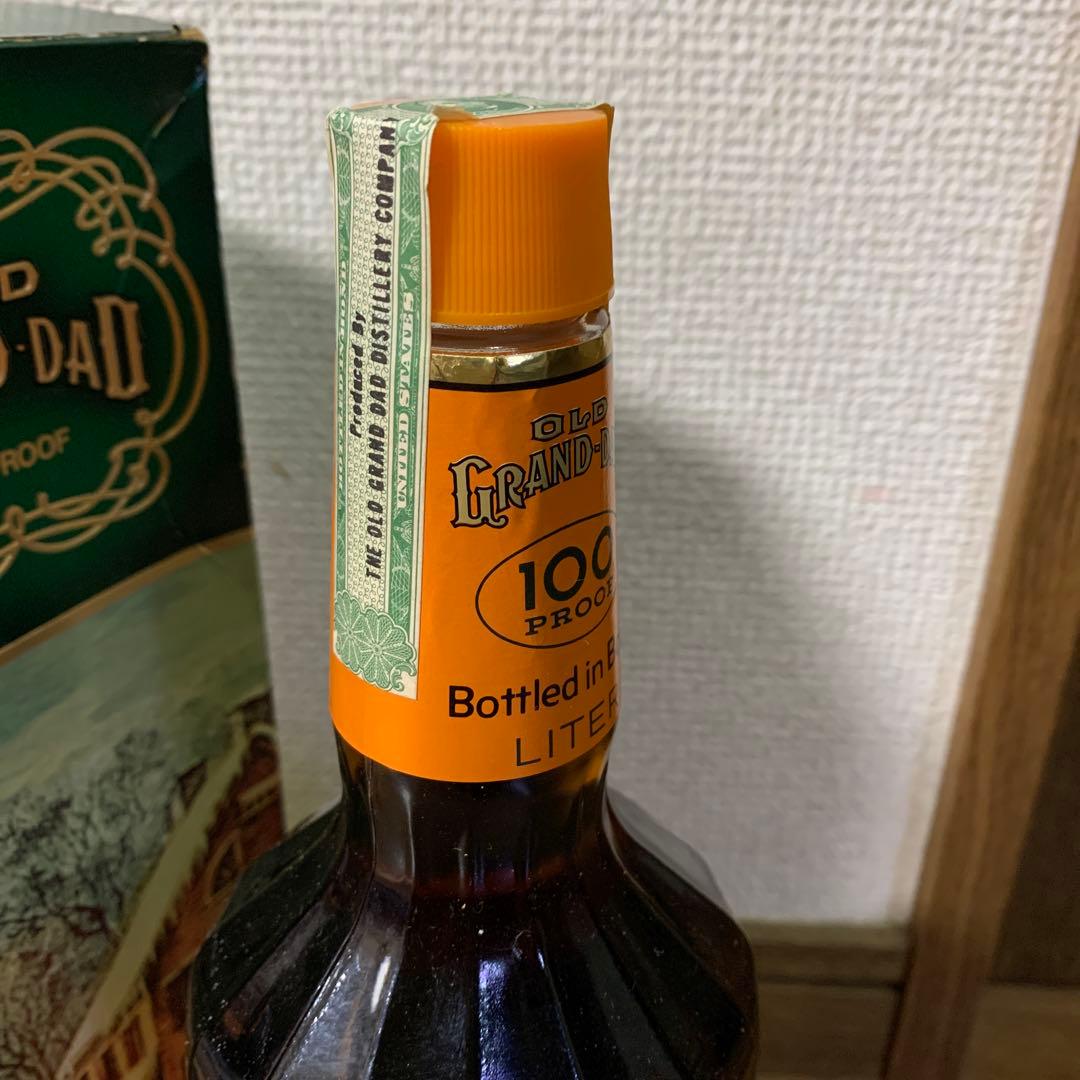 ジ*ル様 OLD GRAND-DAD バーボンウイスキー 1L 100プルーフ