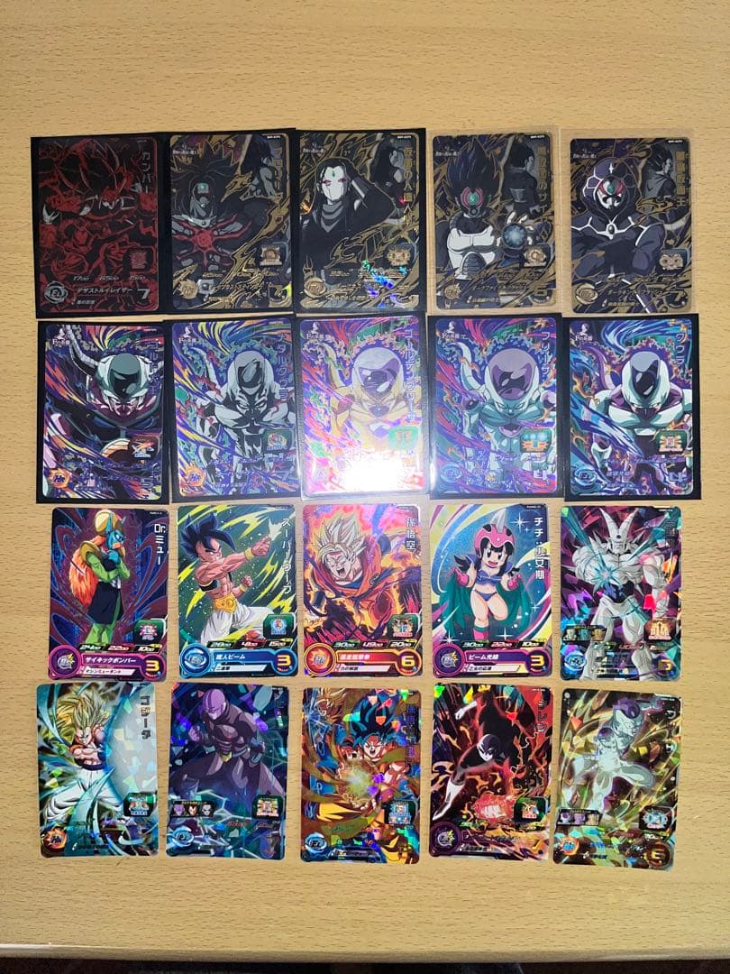 ドラゴンボールヒーローズまとめ売り 計105枚