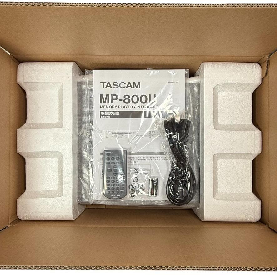 TASCAM MP-800U SD/USB DAC/FMチューナー搭載プレーヤー