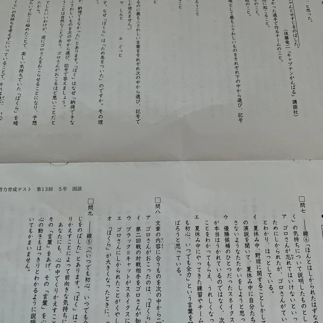 ✏️2025年 日能研 5年 全国公開模試(前期)