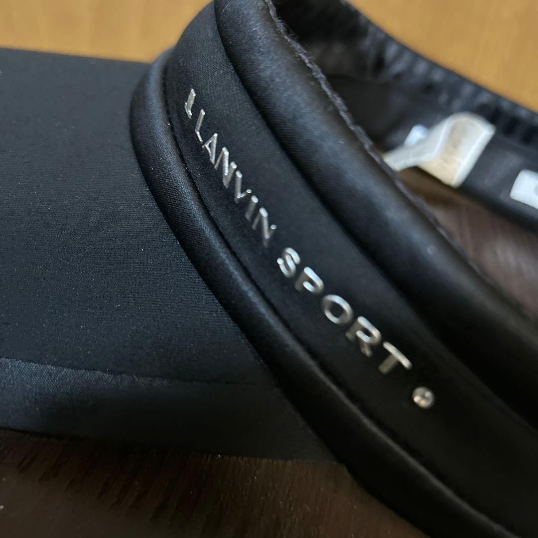 LANVIN SPORT ブラック バイザー