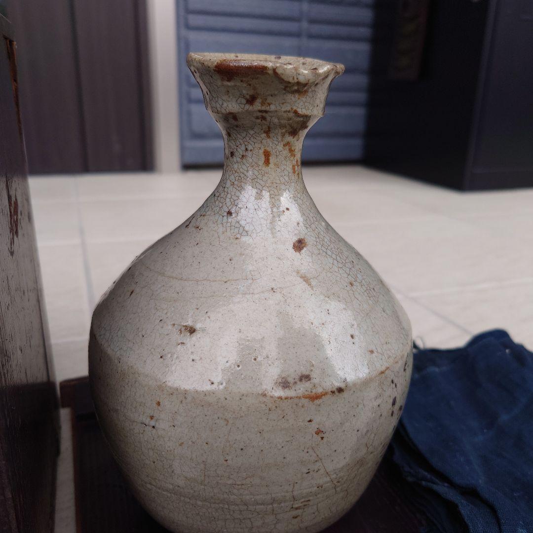 李朝白磁徳利