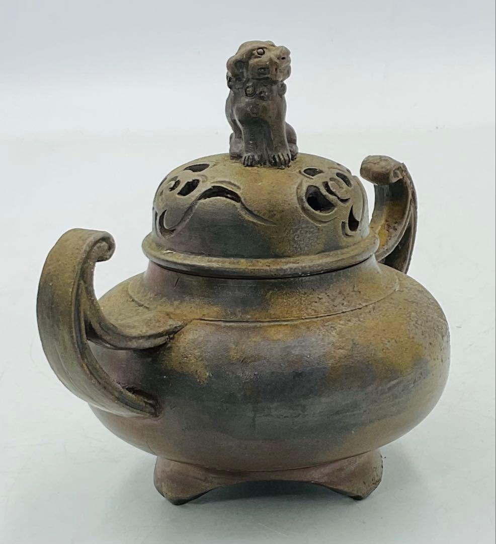 ◉【13】◉昭和初期の作品　木村陶峰　備前焼香炉　共箱　茶道具◉