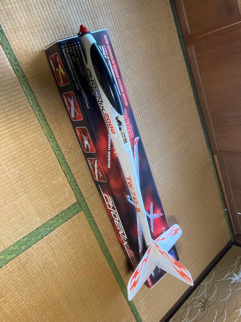 グライダー　フェニックス2000 受信機なし　モーターアンプサーボ付　梱包済み
