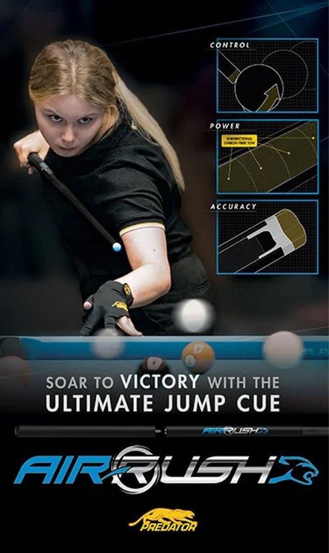 Predator Air Rush® Jump Cue - No Wrap