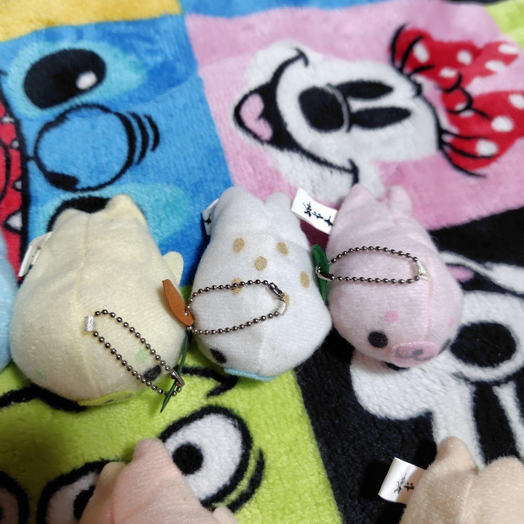 サンエックス　まめゴマ　十六茶　コラボ　ぬいぐるみキーホルダー　平成レトロ