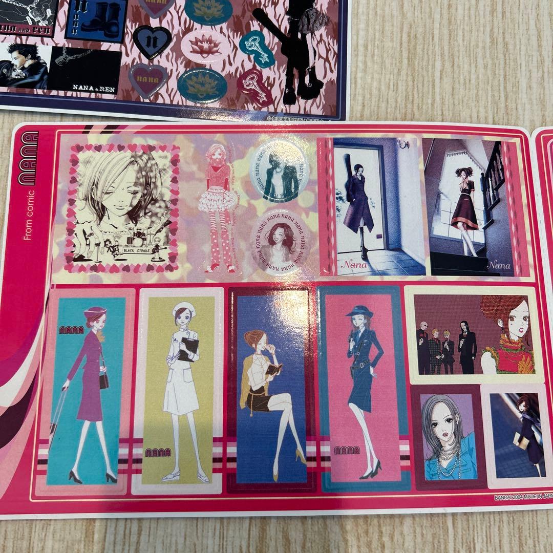 【新品未使用品】全4種　NANA ジャンボシールダス シール帳 矢沢あい