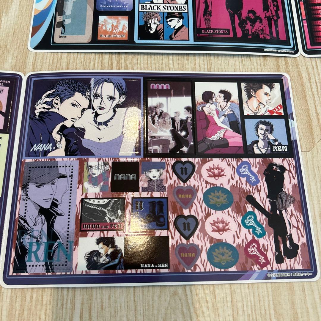 【新品未使用品】全4種　NANA ジャンボシールダス シール帳 矢沢あい