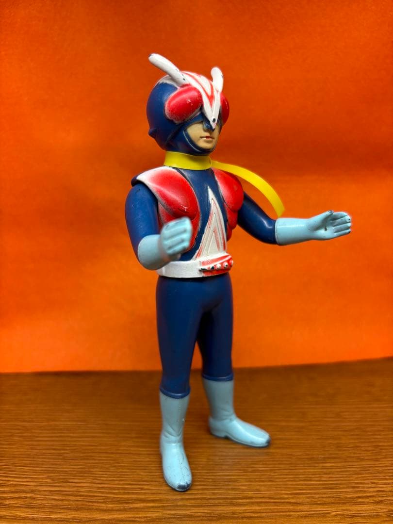 当時物 仮面ライダー ライダーマン ソフビ ポピー