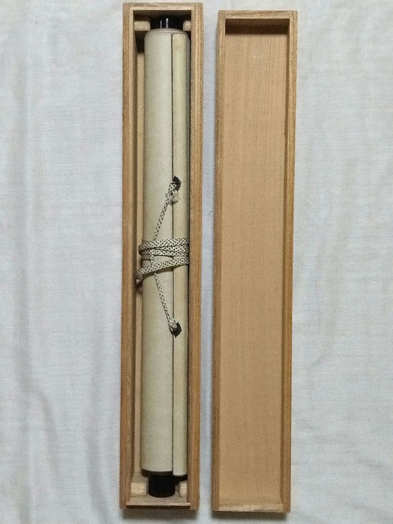 模写　掛軸　南洲(西郷隆盛）紙本　桐箱付　骨董