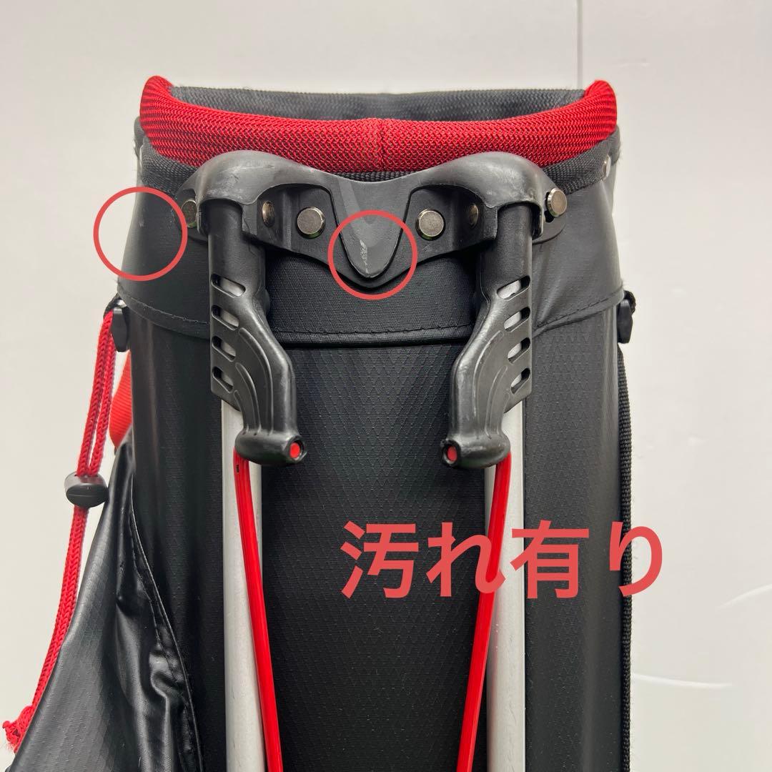 ビッグマックス　BIG MAX キャディーバック　8インチ ブラック　メンズ