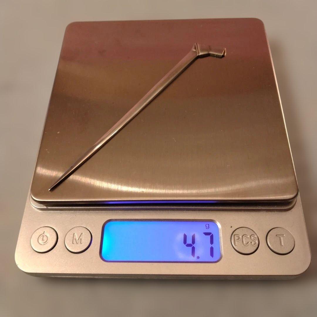 セール（8日まで）　銀製　楊枝　5本組　箱なし　23.5g