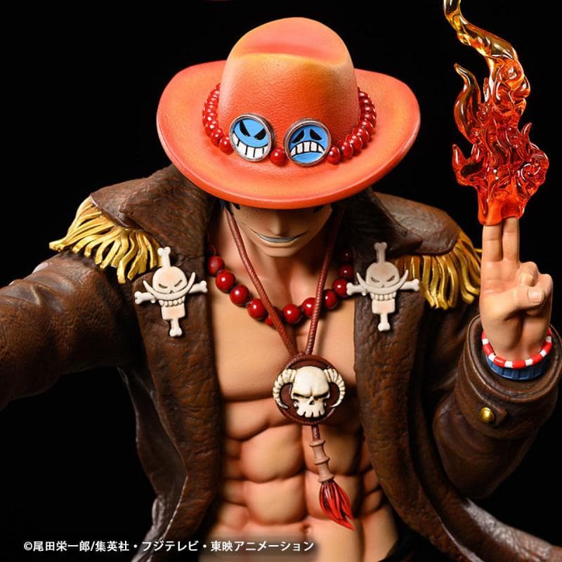 【新品】1/4 フィギュア　ワンピース　ログコレクション　エース