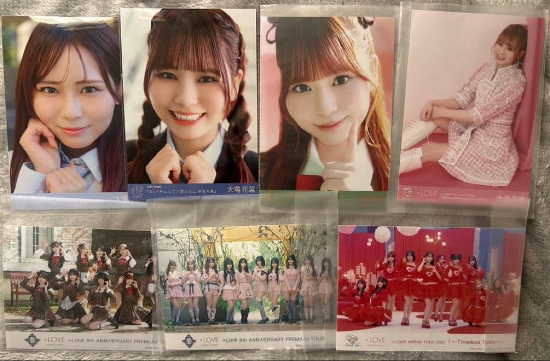 【大場花菜】生写真まとめ売り＋ミニアクスタ/封入付き