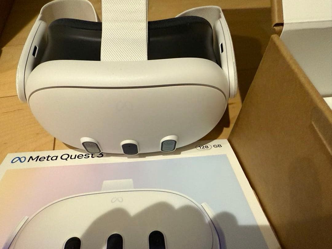  Quest 3 VRヘッドセット128GB箱付き