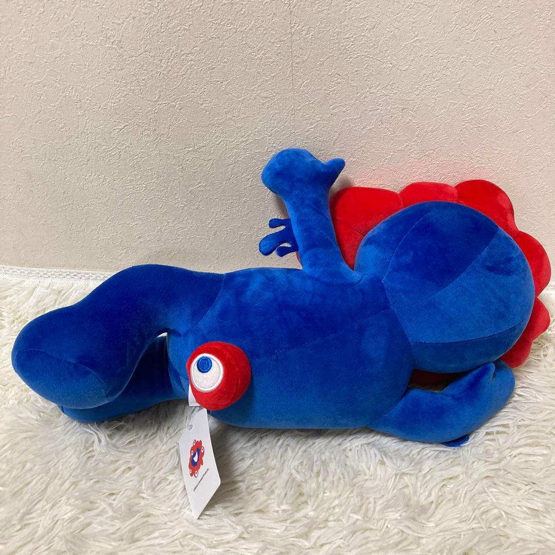 新品タグ付き✨大阪万博 ミャクミャクくじ 2等 ぬいぐるみ　寝そべりミャクミャク