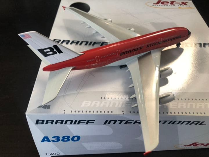 航空機・ヘリコプター Jet-X 1/400 JXM127 A380QC BRANIFF