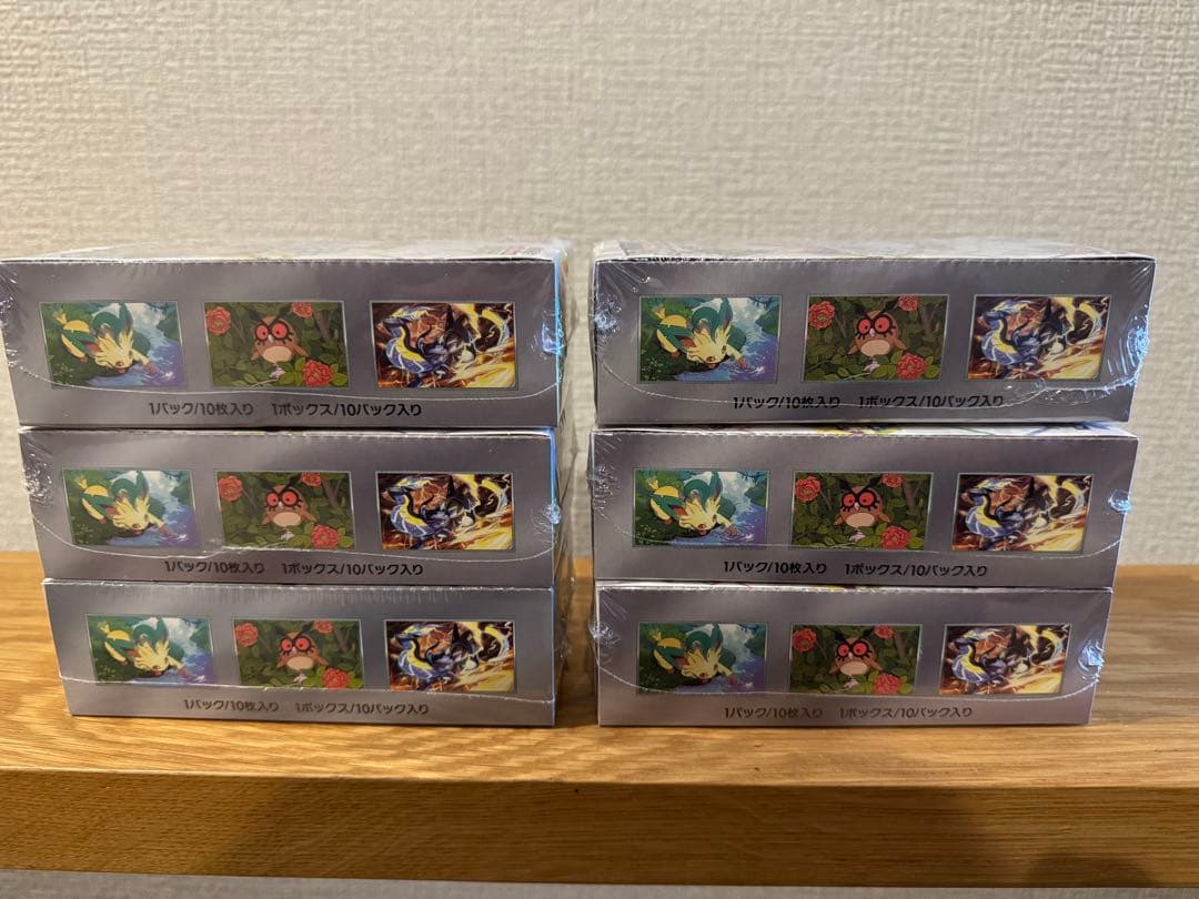 ポケモンカード テラスタルフェス exシュリンク付き未開封 6BOX