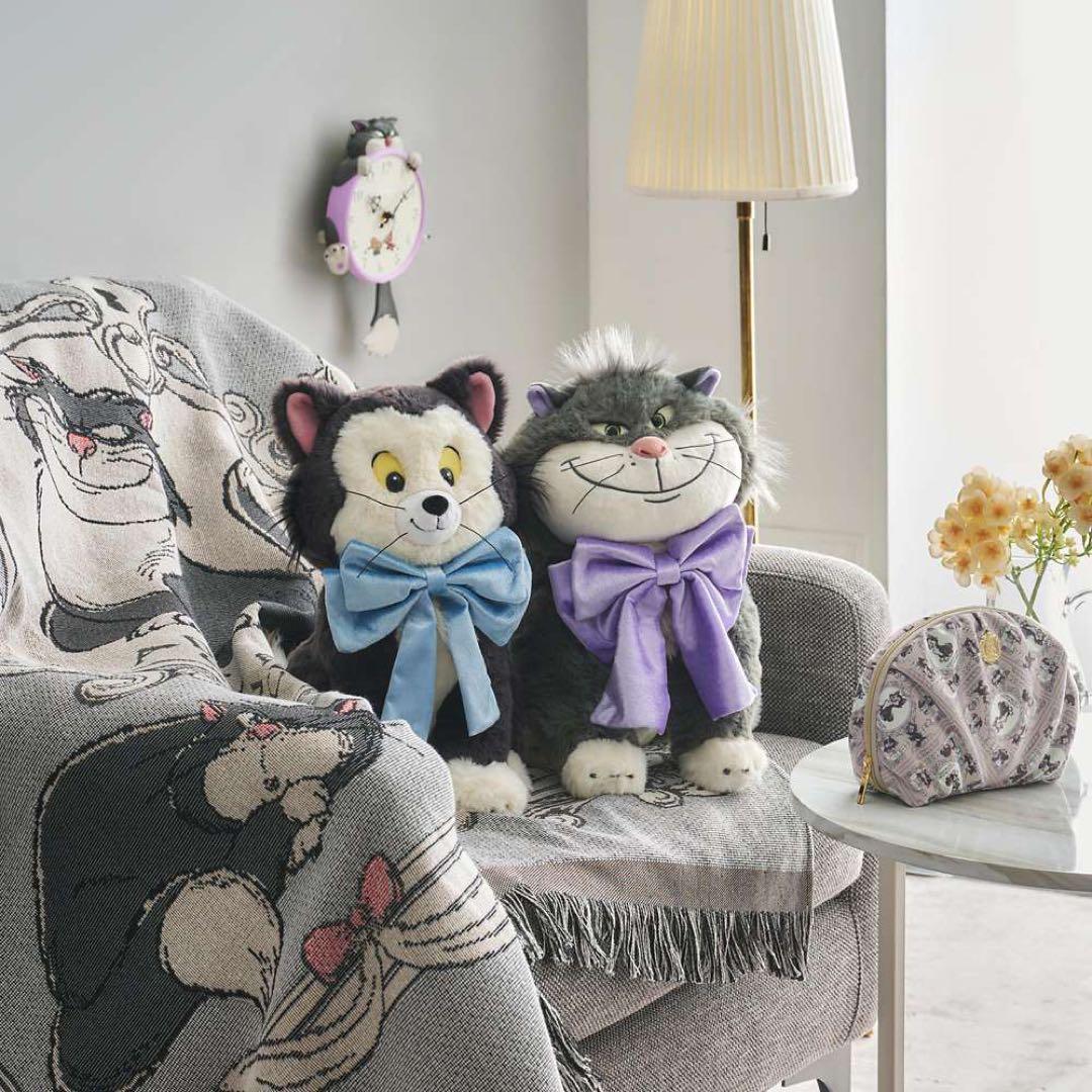 ルシファー、ジャック＆ガス ブランケット 大判 DISNEY CAT DAY
