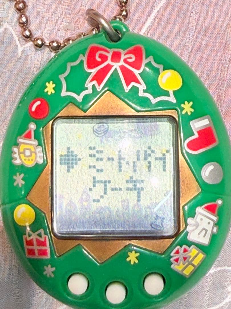【動作確認済】サンタクロっちのたまごっち 緑