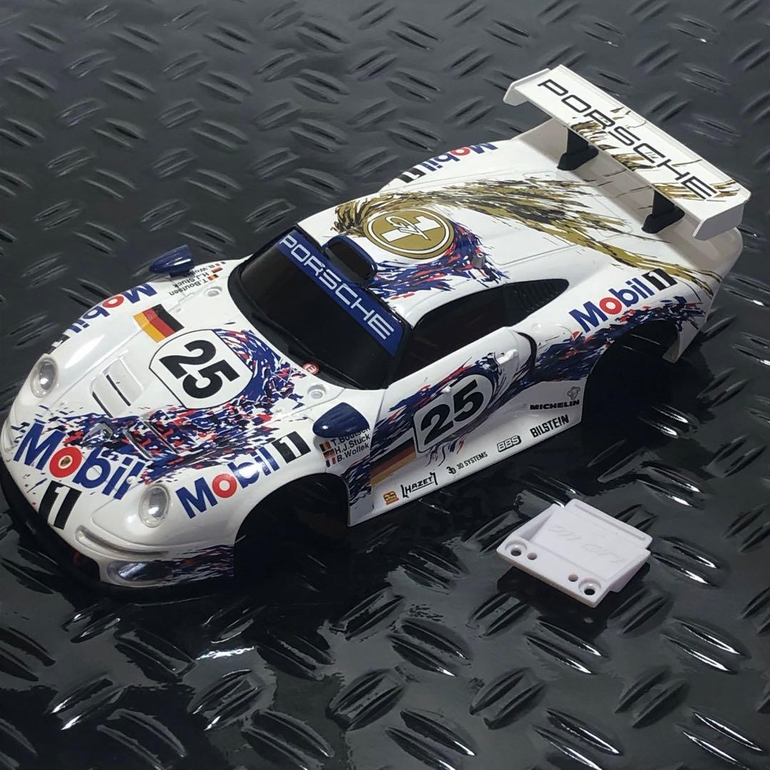未走行 京商 ミニッツ ポルシェ 911 GT1 LM ASC ボディ