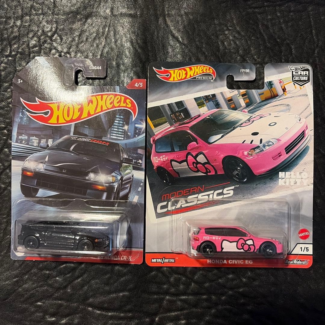 HOTWHEELS ホンダ　5 台　EG Civic キティ