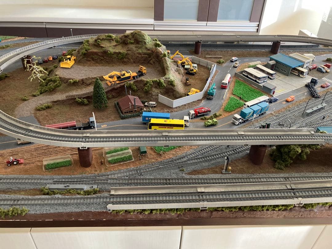 Nゲージ鉄道模型セット完成品