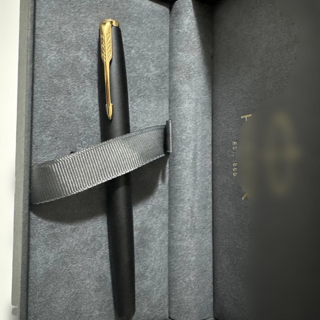 Parker 万年筆 ブラック ゴールド