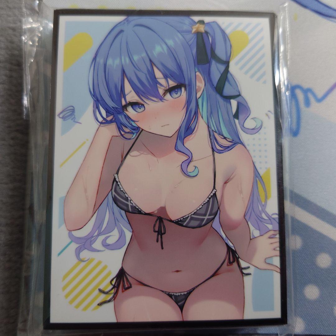 α1 ホロライブ ぐるぐる&照れ&ビキニ 星街すいせい スリーブ&プレイマット