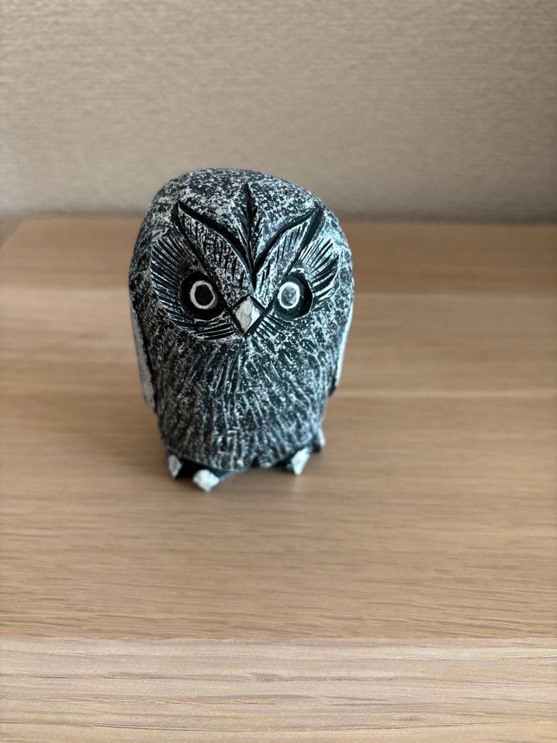 千瓢彫り　中原篤　フクロウ