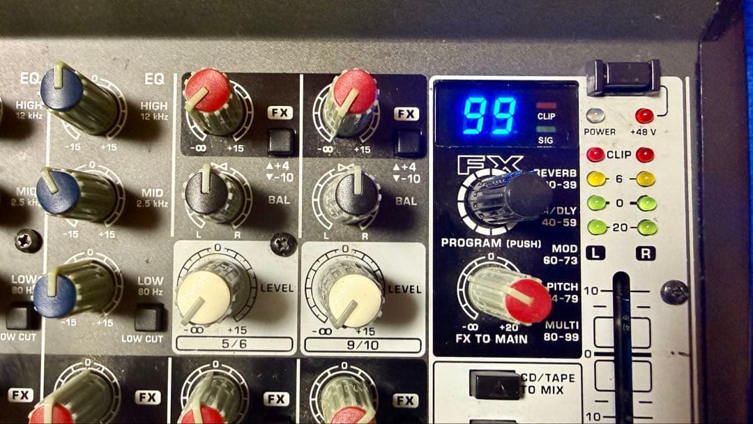 BEHRINGER XENYX 1202FX アナログミキサー 動作確認済