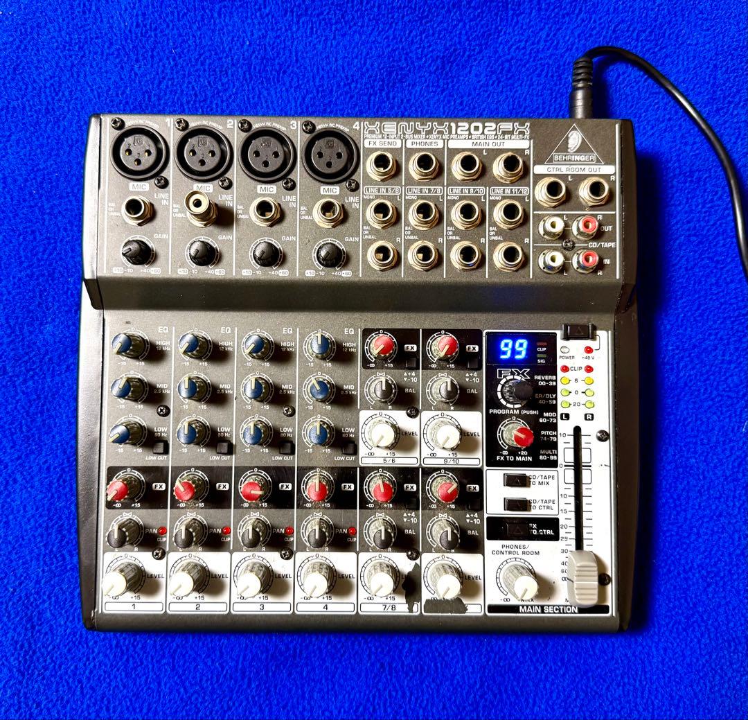 BEHRINGER XENYX 1202FX アナログミキサー 動作確認済