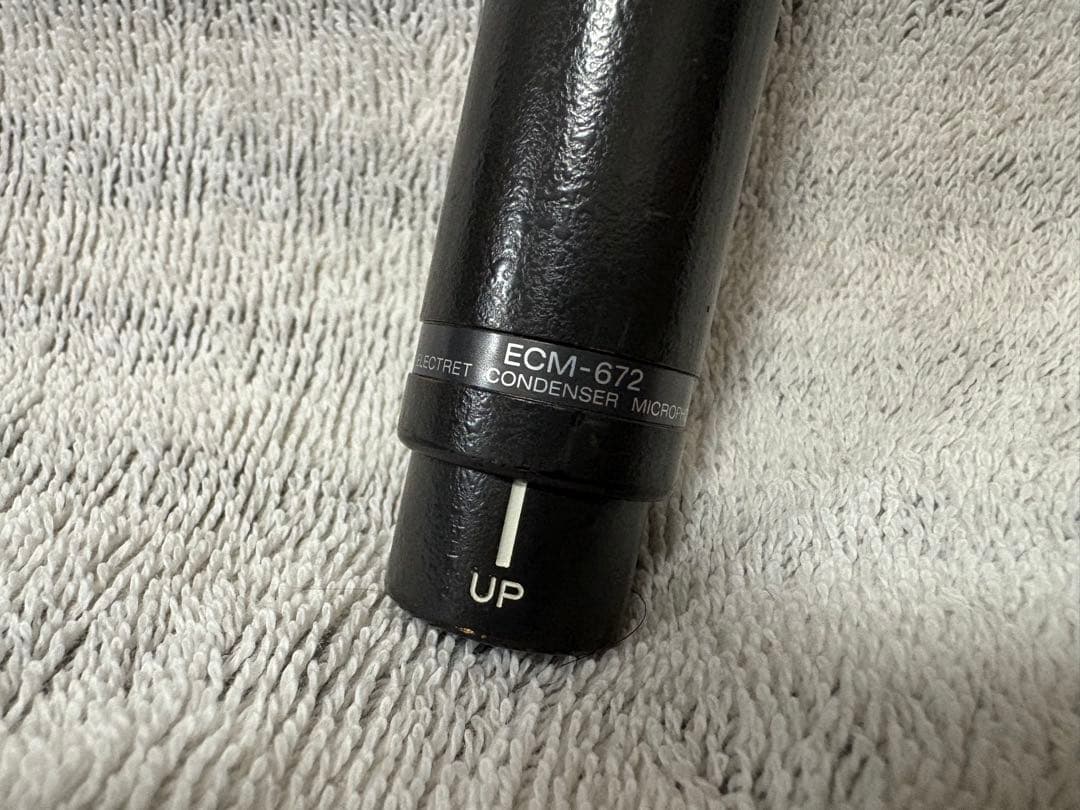 SONY ECM-672 コンデンサーマイク　業務用　ガンマイク