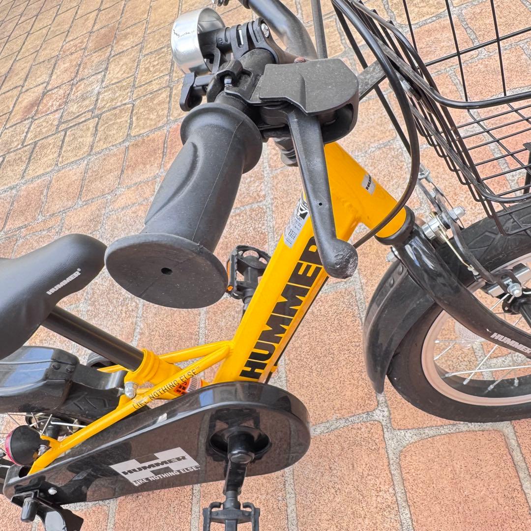 【引取限定】HUMMER 子供用自転車 14インチ 補助輪付き
