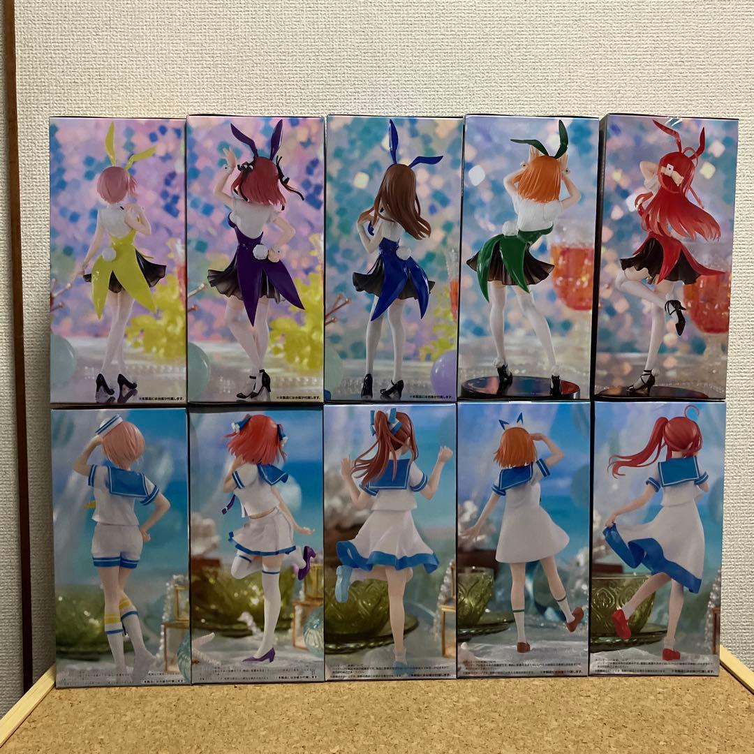 五等分の花嫁　マリンルック　カラーバニー　一花　二乃　三玖　四葉　五月　10品
