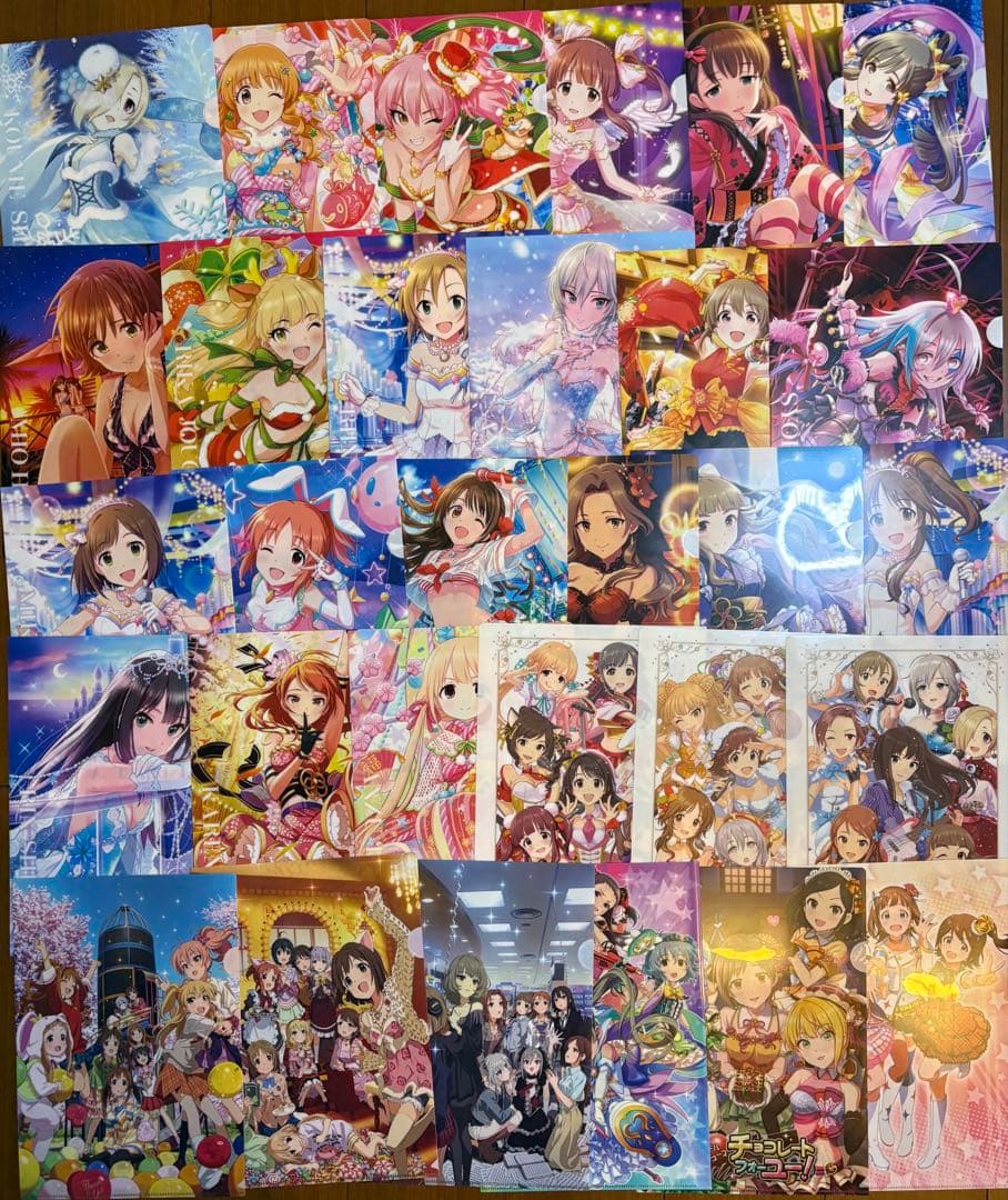 アイドルマスター　シンデレラガールズ　ミリオンライブ クリアファイル セット