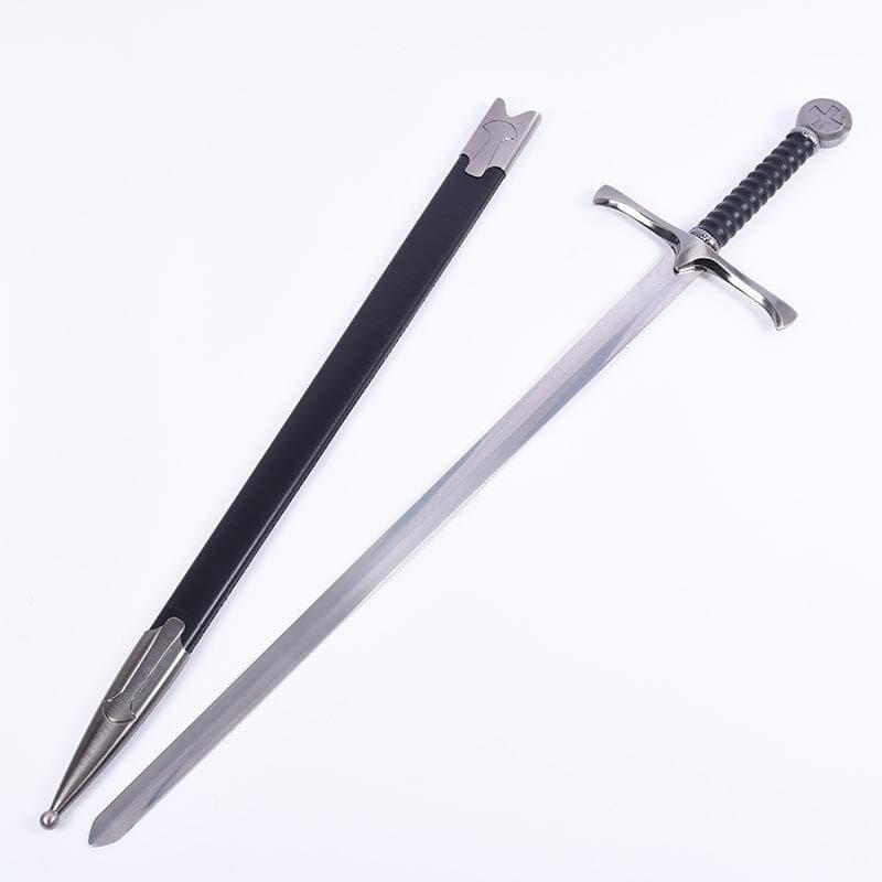 騎士剣-クロス 日本刀 模造刀 居合刀 武士道 武蔵 鑑賞用 手鍛造打