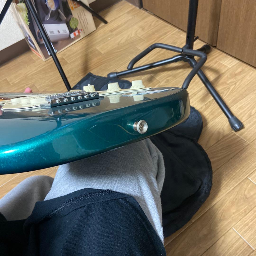 Faster エレキギター グリーン