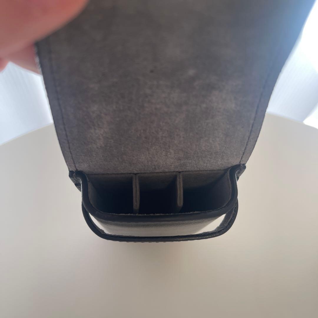 PILOT SOMES 黒 レザー 筆箱