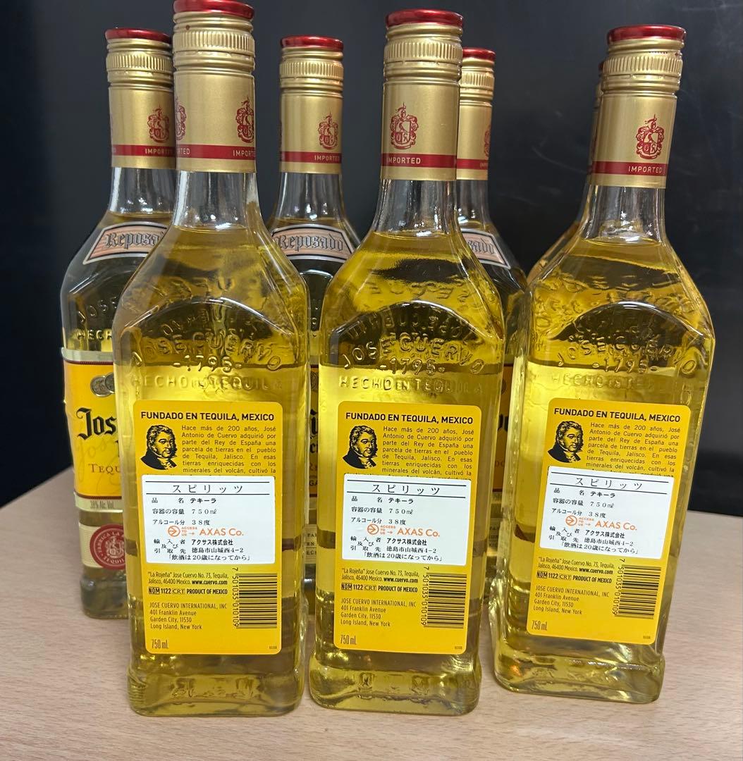 古酒 Jose Cuervo テキーラ スピリッツ750ml 7 本　セット