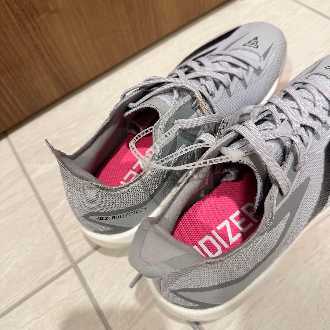 adizero ELECTRIC アディダス　24.5cm グレー スパイク