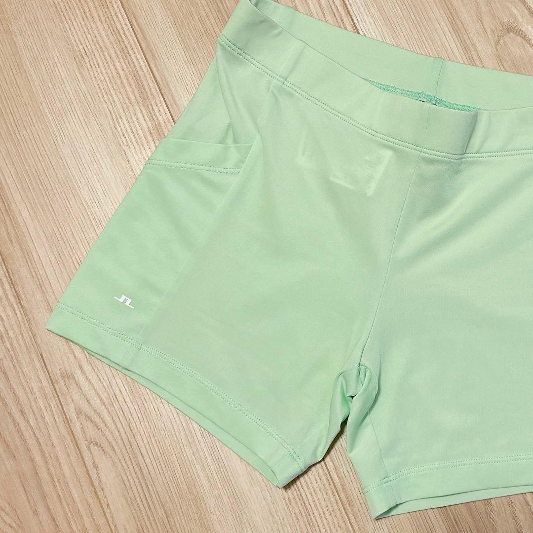 【超美品】ジェイリンドバーグワンピース　ミントグリーン　XS インナーパンツ付き