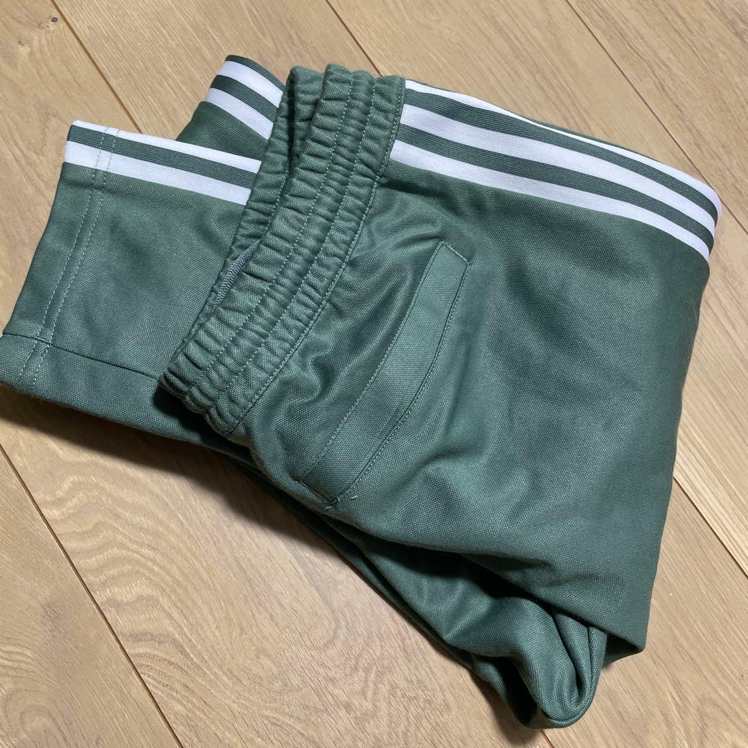 adidas ベッケンバウアー　トレースグリーン　ジャージ　パンツ　緑Oサイズ