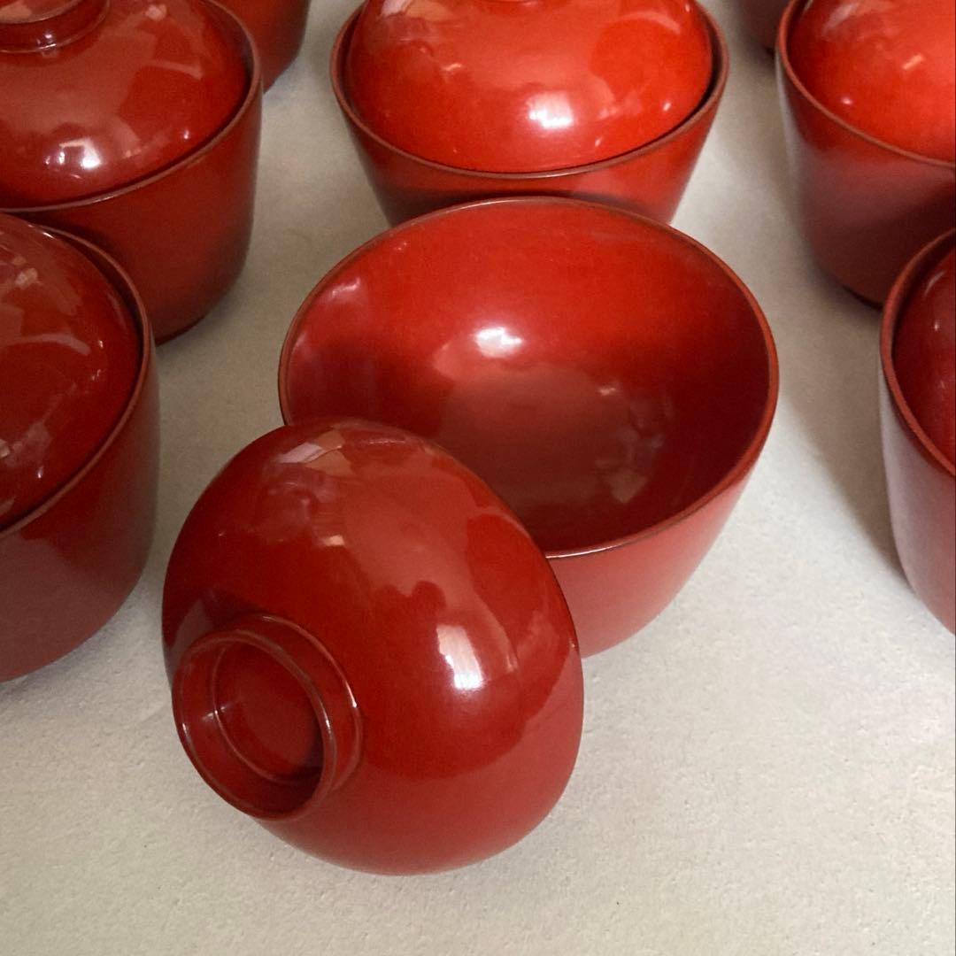 椀 漆器 20客 骨董品 江戸時代 天保