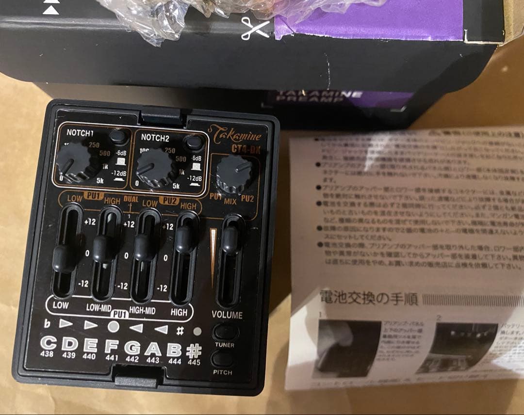 〈美品〉 タカミネ　DMP（CT-4DX）プリアンプ