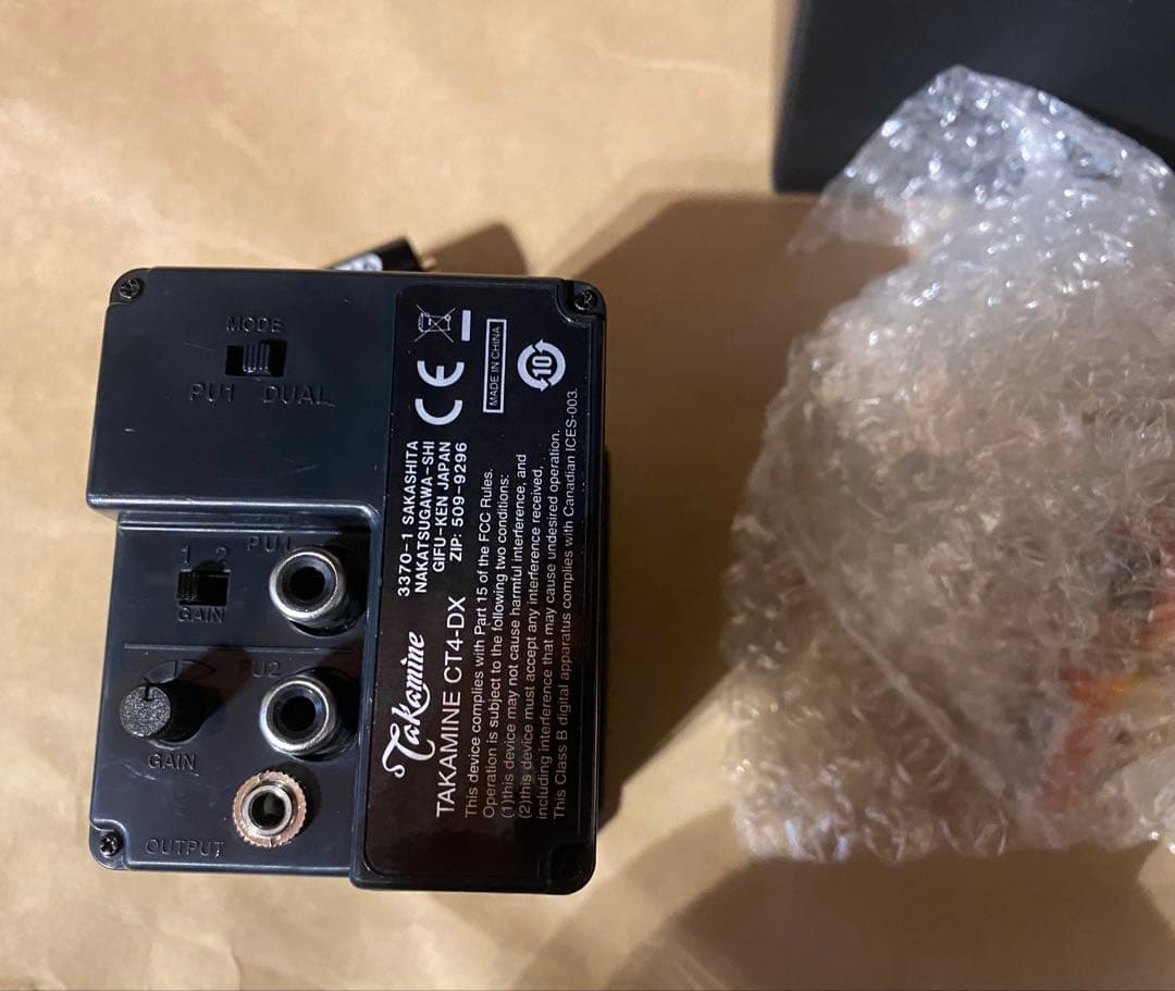 〈美品〉 タカミネ　DMP（CT-4DX）プリアンプ