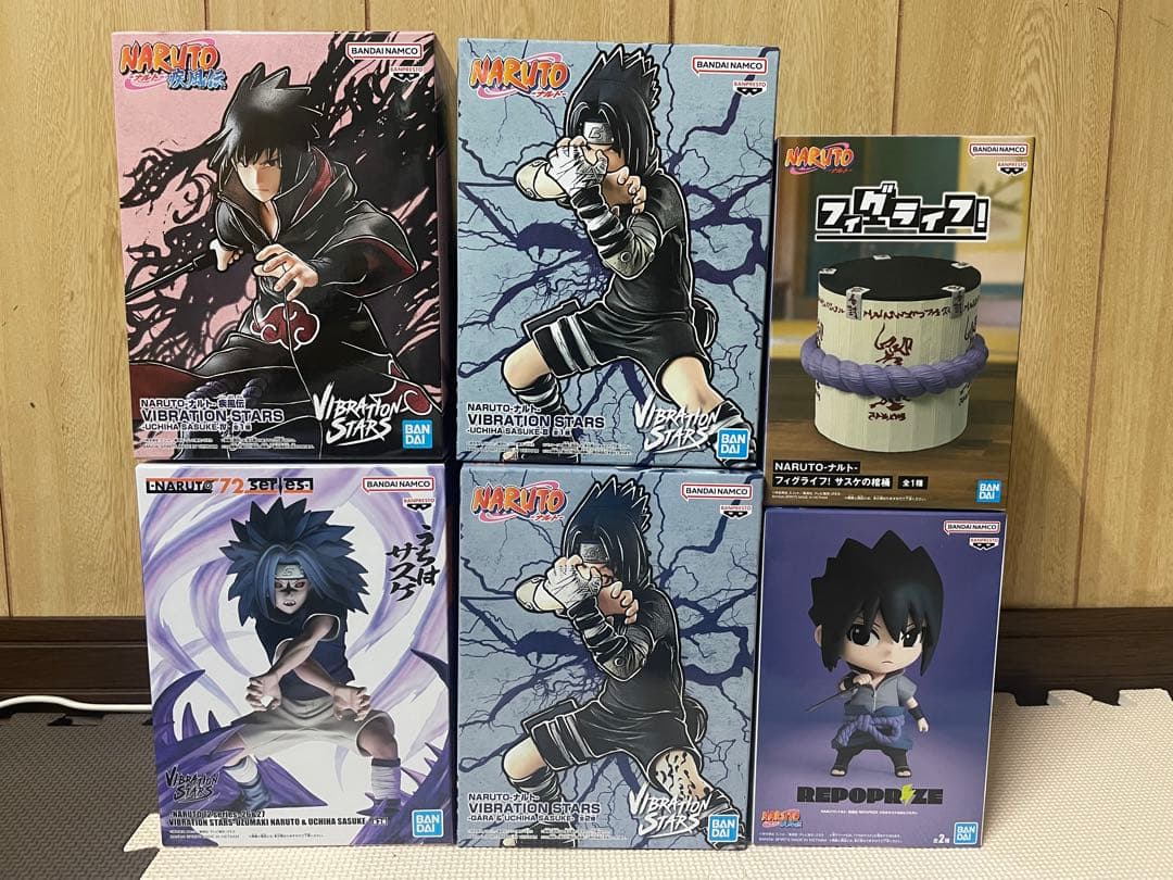 NARUTO　VIBRATION STARS うちはサスケ フィギュア6点まとめ