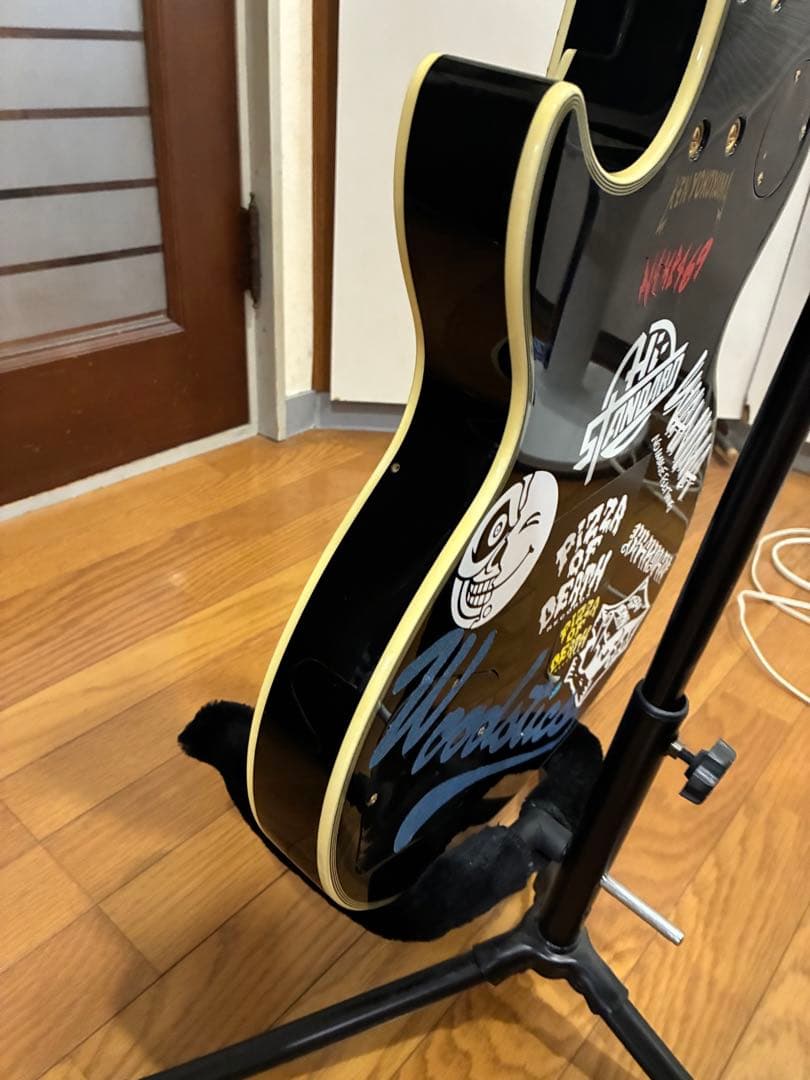 レスポール　横山健　ブラック　ナビゲーター　Navigator