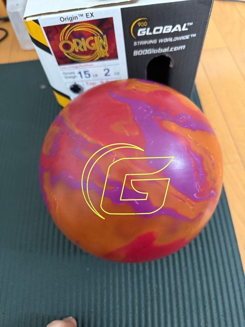 タ*ウ様 900 GLOBAL Origin EX ボウリングボール 15 lb